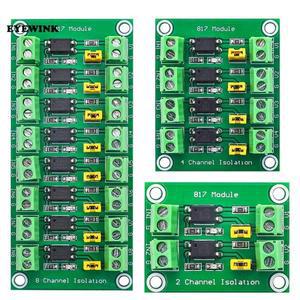 PC817 2 4 채널 광 커플러 절연 보드 전압 변환기 어댑터 3.3V  5V 모듈 3.6-30V 드라이버 광전