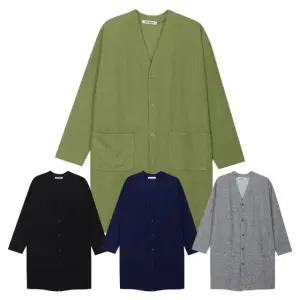 [모로엠] 남성 신축성 브이넥 오버핏 롱가디건 5C-CA-Q020