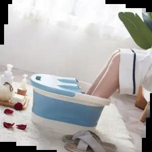 폴딩족욕기 족욕 발욕조 바스켓 족욕기 감성 가정용 접이식