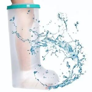 (옵션 무릎)깁스 샤워 커버 통깁스 붕대 보호대 방수포 링거 무릎