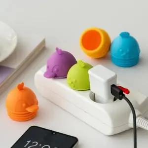 실리콘 콘센트 안전커버 보호 멀티탭 덮개 마개