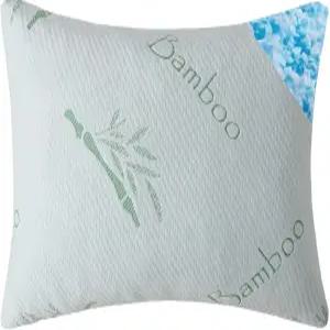 파쇄 메모리 폼 베개 세트 1개 수면용 냉각 지퍼 통기성 침대 1팩 목 지지용 퀸 사이즈 펌 젤 호텔 품질의