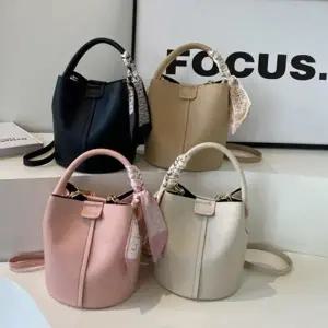 루체 원통 버킷백 숄더백 크로스백 토트백 핸드백 여성 크로스백 여성 원통 핸드백 토트백 버킷백 여자