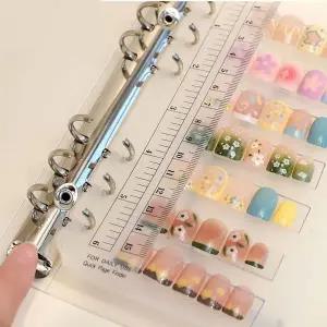 [하프클럽/]네일 소품 정리 철 파일 정리함 디스플레이 파일철 네일아트 보