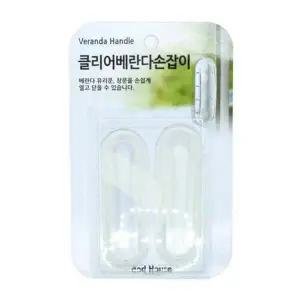 베란다 유리문 창문 붙이는 만능 손잡이 2P-WD18EF6