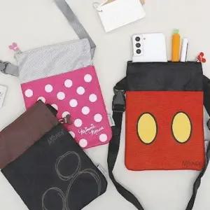 디즈니 미키 미니 키즈 크로스백 데일리 핸드폰 파우치 가방 마우스 귀여운 캐릭터 여성