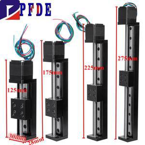 CNC 슬라이딩 테이블 레일 스테퍼 드라이브 운송 가이드 플랫폼 슬라이드 스테이지 선형 모터 키트 미니