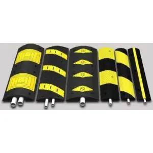 배관 덮개 고무 파이프 커버 보호 케이블 전선 방지턱 바닥 조립식 호스 다이아몬드 모양 작은 선