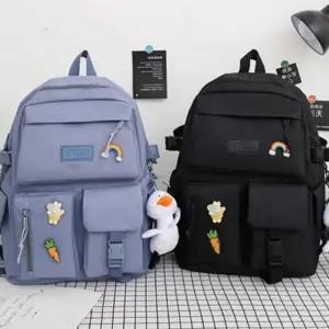 여학생 책가방 중고생 학생가방 필통 에코백 4종세트