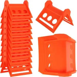 4인치 화물 스트랩용 30팩 V보드 가장자리 보호대 플랫베드 트럭용 헤비 듀티 플라스틱 코너 가드 팔레트