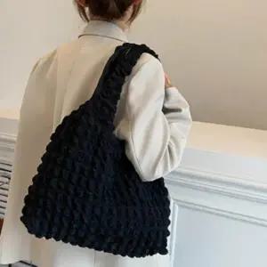 여성 구름 백 보부상 데일리 숄더 천 가방 구름백 패딩