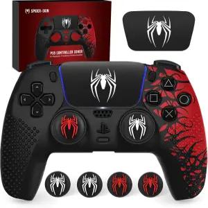 PS5 컨트롤러용 다노 미끄럼 방지 실리콘 스킨 컨트롤러 액세서리 터치 패드 스티커가 있는 플레이스테이션