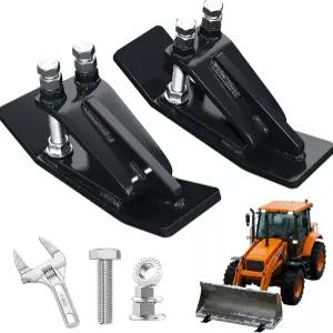 업그레이드된 트랙터 버킷 프로텍터 - 8.8 등급 M20 헤비 듀티 볼트 및 이중 잠금 너트와 조절 가능한