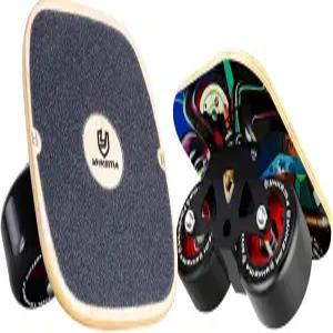 YHKEMA 휴대용 드트 롤러 로드 스케이트 플레이트 스케이트보드-스플릿 디자인 7겹 메이플 프리스케이트