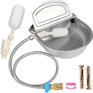 304개의 스테인리스 스틸 자동 급수기 - 야외 개 그릇 말 및 염소