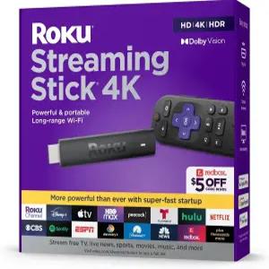 음성 리모컨 및 TV 컨트롤이 포함된 Roku 스트리밍 스틱 4K/HDR/Dolby Vision