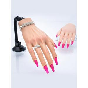 네일아트 손모형 연습용 실리콘 인조손 왼쪽 마네킹 손가락
