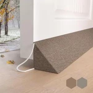 SYIPO 삼각형 도어 드래프트 스토퍼 35.4 새로운 가중 언더 차단기 하단 씰 소음 및 공기 내부 방음