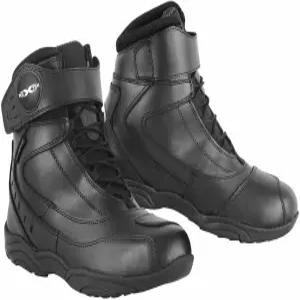 고무 밑창이 있는 하이브 모토 가죽 모터사이클 신발 남성 발 보호 부츠 라이더 모터크로스 CE 승인