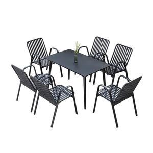 전원주택 야외 리조트 대가족 테이블 펜션 6인용