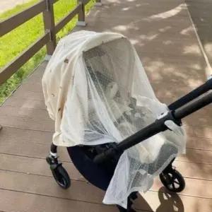 [생활] 유모차 모기장 아기자기한 햇빛가리개 디자인