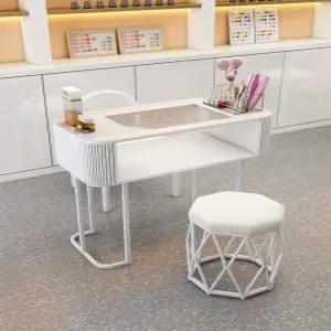 네일 시술대 작업대 선반형 업소용 네일테이블