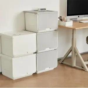 [생활] 쿨그레이 멀티박스 시스맥스 루맥스큐브 심플 디자인 소품함 슬라이딩 도어