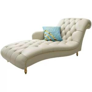 가죽 귀빈소파 럭셔리 긴 침대형 낮잠 안락의자 나파 의자 안방 호텔 리조트 오른쪽 싱글 거실