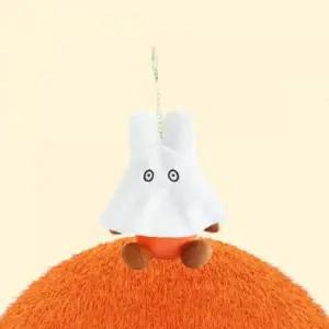유령 미피 가방고리 인형 15cm 브라운