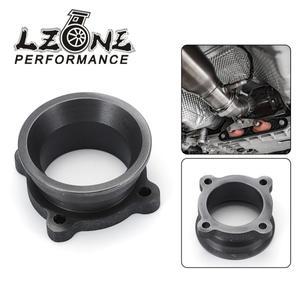 [호환품]LZONE - 2.5 ~ 3 V-밴드 터보 다운파이프 배기 플랜지 어댑터 4 볼트 변환 키트 JR4830
