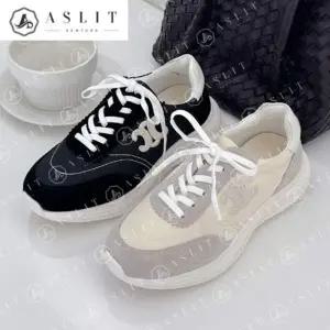 [애슬릿] 여성 스니커즈 소 가죽 러닝화 발 편한 운동화 데일리