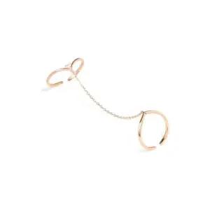 D4 R 연결반지 체인반지 운명주얼리 너클링 갈매기목걸이 브레이슬리