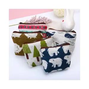 루미나D 린넨 빈티지 동전지갑