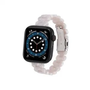 애플워치 호환 슬림 레진 스트랩 42-44-45mm화이트 스마트밴드 워치스트랩 스마트워치