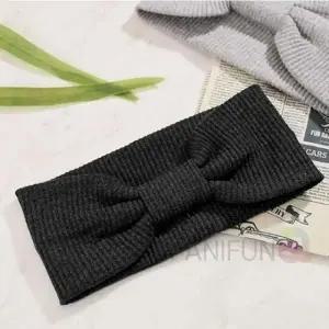 리본 골지 헤어밴드 진그레이 면헤어밴드 여자헤어밴드 면터번 여성헤어밴드 예쁜머리띠