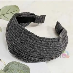 넓은 골지머리띠 그레이 헤어머리띠 골지헤어밴드 헤어악세사리 예쁜머리띠 넓은헤어밴드
