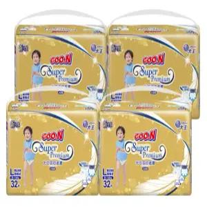 군 기저귀 프리미엄 팬티(대형,특대,점보형) x4팩