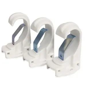 창틀 브라켓화이트 커텐고정 지지대25mm