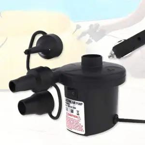 [셀러에이드]12V 자동차 연결 휴대용 에어펌프 캠핑용 튜브 충전기