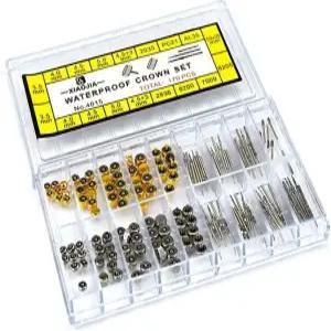 오토월드 시계 제조업체 크라운 스템 스테인리스 스틸 스프링 세트 수리 도구