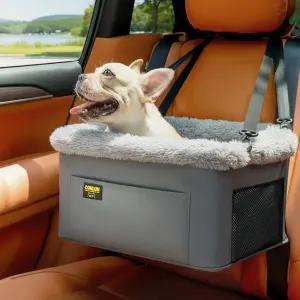 20파운드 미만의 소형 반려동물을 위한 콘룬 반려견 카시트 부스터 내부 스틸 프레임이 있는 휴대용 여행용