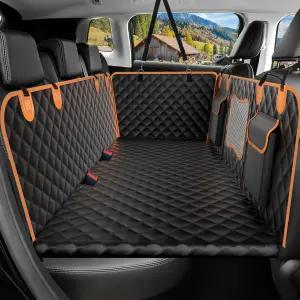 뒷좌석 하드 바텀용 키오라트리 개 카시트 커버 - 500파운드 스크래치 방지 및 미끄럼 해먹을 포함한