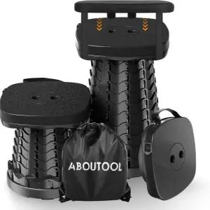 부드러운 탈착식 쿠션과 방수 휴대용 가방이 있는 접이식 의자 소개 - 가벼운 485파운드 용량 캠핑 낚시