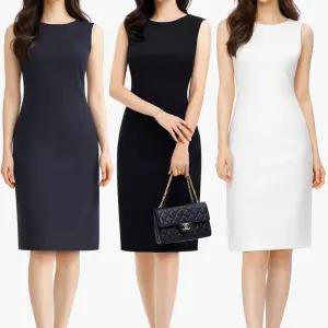 여성 원피스 정장 민소매 결혼식 하객룩 오피스룩 여름 면접 아나운서 여자 나시 원피스 빅사이즈 44~88