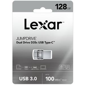 PMD35c-3/렉사 Lexar Dual Drive D35c Type-C OTG USB3.0 [128GB]/듀얼드라이브 A+C타입/양방향/문구피플