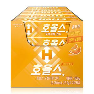 호올스 오렌지향 캔디 27.9g x 20개입