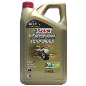 캐스트롤 벡톤 롱드레인 10W40 금색 5L 1개 CJ-4 E6 100% 합성 장수명 디젤 엔진오일 (리무라 R6 급) 화물차 중장비 트랙터 선박용