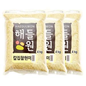 해들원 칼집 찰현미 4kg x 3