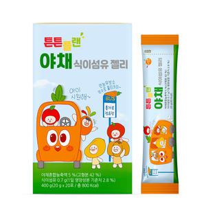 튼튼플랜 야채 식이섬유 젤리 20g x 20개 아기 간식 과자