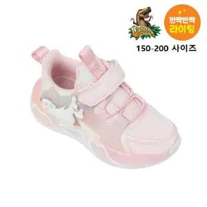 [토박스] 다이노솔즈 반짝반짝 LED 운동화 유니콘 글레이셔 핑크 DNKCF1TSGC11 DNKCF1TSGC11PNK